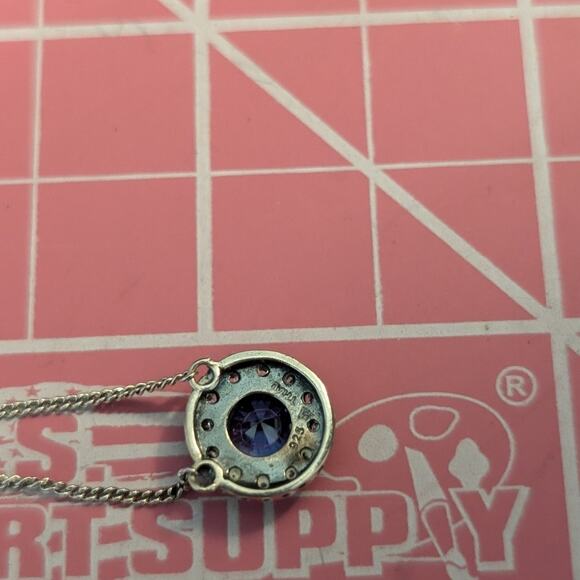 Retired Authentic Silpada Designs Alluring Azure Halo 925 Sterling Necklace - Picture 7 of 9